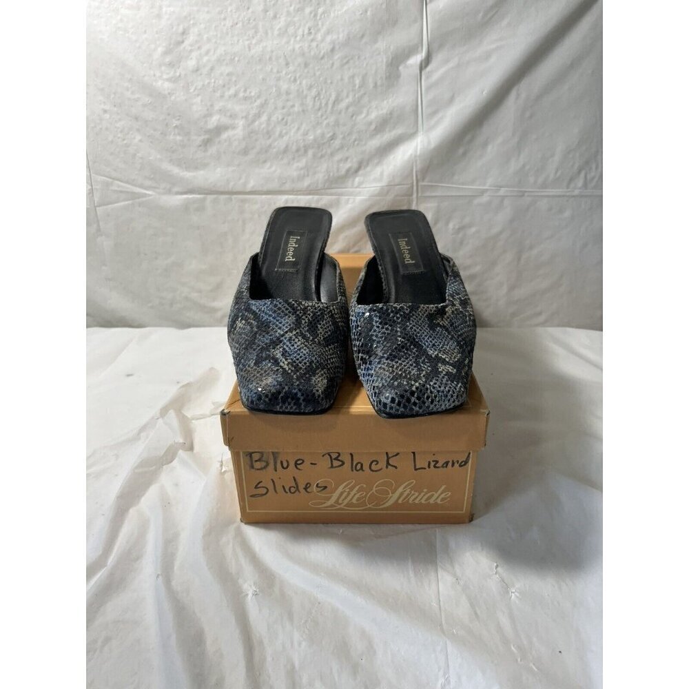 Indeed Savvy Women's Sandals Shoes 9.5 M Mules snake skin